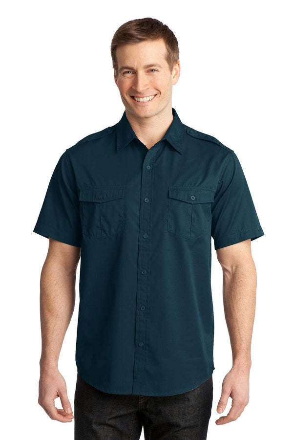Woven Shirts Port Authority Stain-Release Short Sleeve Twill Shirt. S648 Port Authority