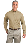 Woven Shirts Port Authority Tall Long Sleeve Twill Shirt.  TLS600T Port Authority