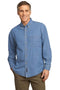 Woven Shirts Port & Company - Long Sleeve Value Denim Shirt. SP10 Port & Company