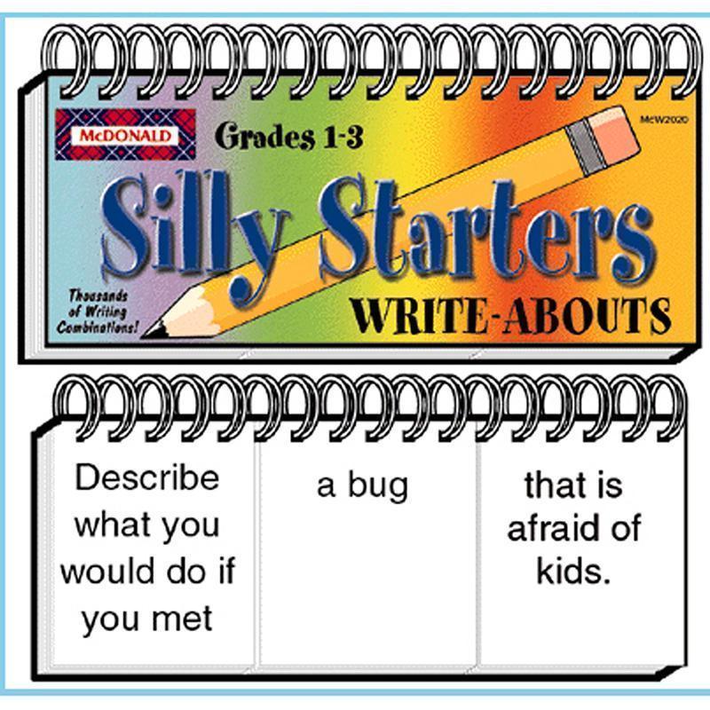 WRITE-ABOUTS SILLY STARTERS GR 1-3-Learning Materials-JadeMoghul Inc.