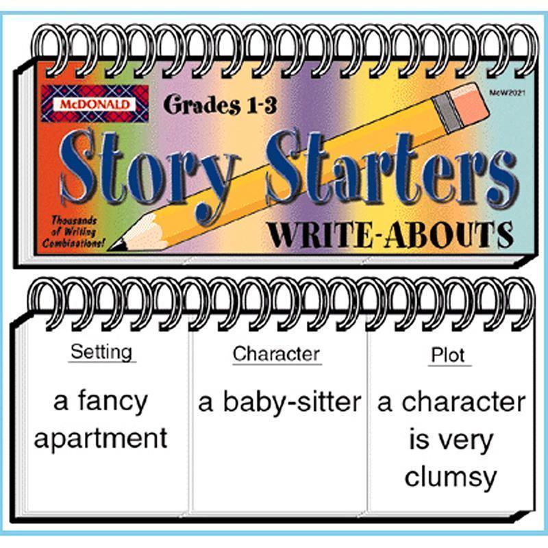 WRITE-ABOUTS STORY STARTERS GR 1-3-Learning Materials-JadeMoghul Inc.