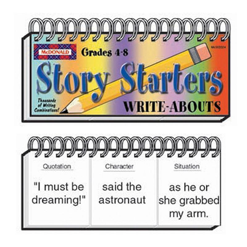 WRITE ABOUTS STORY STARTERS-Learning Materials-JadeMoghul Inc.