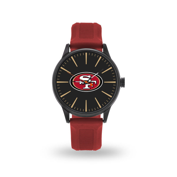 Watches For Men On Sale 49ers Cheer Watch With Red Watch Band