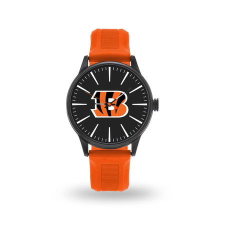 Watches For Men On Sale Bengals Cheer Watch With Orange Watch Band