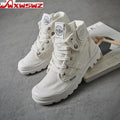 WXWSWZ 2018 Fashion High Top Sneakers Canvas Shoes Women Casual Shoes White Flat Female Basket Lace Up Solid Trainers Chaussure-White-4.5-JadeMoghul Inc.