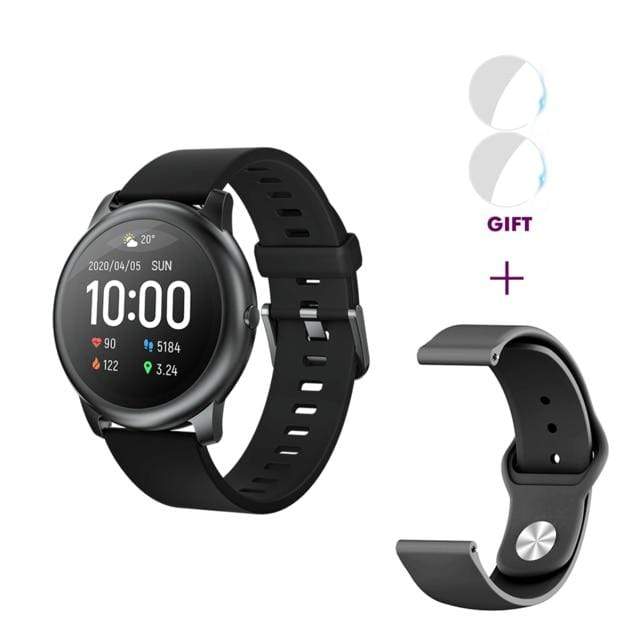 Xiaomi Youpin Haylou Solar LS05 Smart Watch Sport Metal Round Case Heart Rate Sleep Monitor IP68 Waterproof  iOS Android Global AExp
