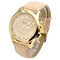 xiniu Fashion Watches Geneva Women Casual PU Leather Bracelet Roman Numeral Quartz Wristwatch Relogio feminino Montre Femme-Gold-JadeMoghul Inc.
