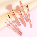 XINYAN Candy Makeup Brush Set Pink Blush Eyeshadow Concealer Lip Cosmetics Make up For Beginner Powder Foundation Beauty Tools JadeMoghul Inc. 
