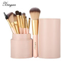 XINYAN Candy Makeup Brush Set Pink Blush Eyeshadow Concealer Lip Cosmetics Make up For Beginner Powder Foundation Beauty Tools JadeMoghul Inc. 