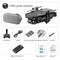 XKJ 2020 New Mini Drone 4K 1080P HD Camera WiFi Fpv Air Pressure Altitude Hold Black And Gray Foldable Quadcopter RC Dron Toy AExp