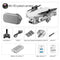 XKJ 2020 New Mini Drone 4K 1080P HD Camera WiFi Fpv Air Pressure Altitude Hold Black And Gray Foldable Quadcopter RC Dron Toy JadeMoghul Inc. 