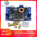 XL4015 High power 5A 75W DC-DC Adjustable Step-down Charger Module Step Down Buck Converter LED Driver with Red Voltmeter JadeMoghul Inc. 
