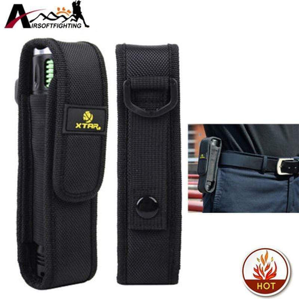 XTAR T220 Flashlight Pouch LED Torch Holster Case Outdoor Camping Hiking Molle Led lenser Flashlight Pouch for Fenix XTAR TZ20$