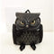 Yogodlns Fashion Women Backpack Newest Stylish Cool Black PU Leather Owl Backpack Female Hot Sale Women shoulder bag school bags