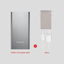 Yoobao A2 Power Bank 20000mAh 2 USB PowerBank Portable Charger External Battery Poverbank For iPhone 7 6 5 4 X 8 For Xiaomi Mi