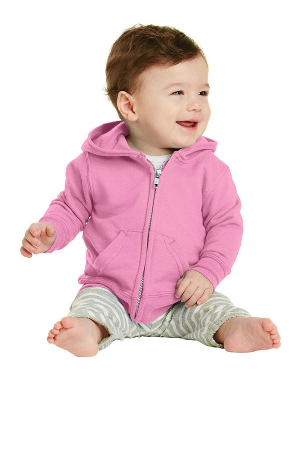 Youth Port & Company Infant Core Fleece  Full-Zip Hooded Sweatshirt. CAR78IZH Port & Company