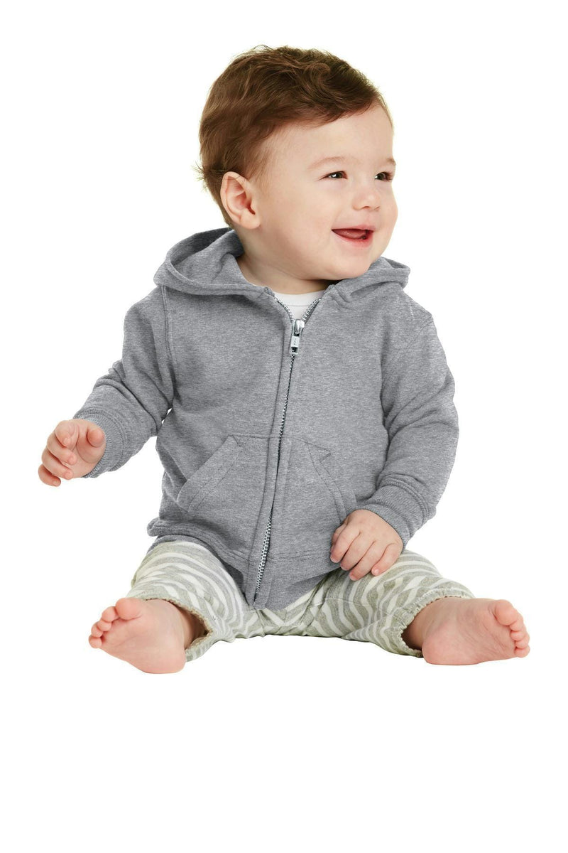 Youth Port & Company Infant Core Fleece  Full-Zip Hooded Sweatshirt. CAR78IZH Port & Company