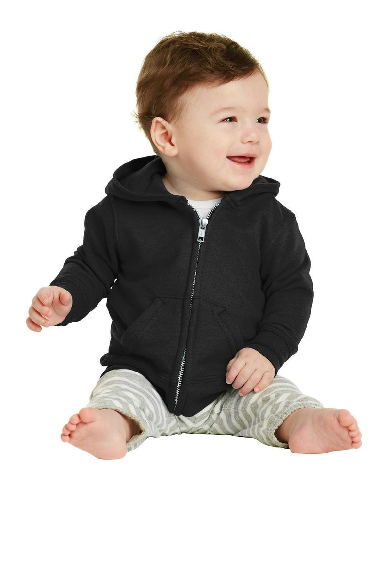 Youth Port & Company Infant Core Fleece  Full-Zip Hooded Sweatshirt. CAR78IZH Port & Company