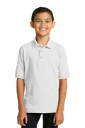 Youth Port & Company Youth Core BlendJersey Knit Polo. KP55Y Port & Company