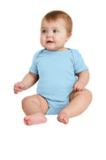 Youth Rabbit Skinsnfant Short Sleeve Baby Rib Bodysuit. RS4400 Rabbit Skins