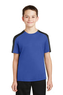 Youth Sport-Tek Youth PosiCharge CompetitorSleeve-Blocked Tee. YST354 Sport-Tek