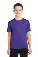 Youth Sport-Tek Youth PosiCharge CompetitorSleeve-Blocked Tee. YST354 Sport-Tek