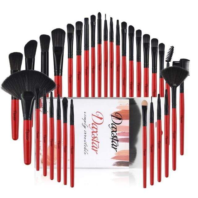 Yuwaku Professional 32Pcs/Set Makeup Brush Foundation Eye Shadows Lipsticks Powder Make Up Brushes Tool Bag Pincel Maquiagem Kit JadeMoghul Inc. 