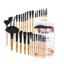 Yuwaku Professional 32Pcs/Set Makeup Brush Foundation Eye Shadows Lipsticks Powder Make Up Brushes Tool Bag Pincel Maquiagem Kit JadeMoghul Inc. 