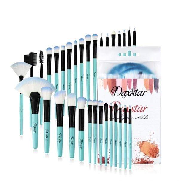 Yuwaku Professional 32Pcs/Set Makeup Brush Foundation Eye Shadows Lipsticks Powder Make Up Brushes Tool Bag Pincel Maquiagem Kit JadeMoghul Inc. 