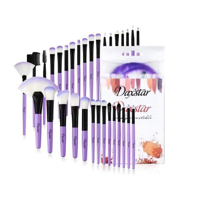 Yuwaku Professional 32Pcs/Set Makeup Brush Foundation Eye Shadows Lipsticks Powder Make Up Brushes Tool Bag Pincel Maquiagem Kit JadeMoghul Inc. 