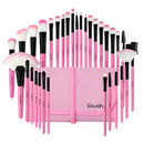 Yuwaku Professional 32Pcs/Set Makeup Brush Foundation Eye Shadows Lipsticks Powder Make Up Brushes Tool Bag Pincel Maquiagem Kit JadeMoghul Inc. 