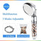 ZhangJi Bathroom 3-Function SPA shower head with switch on/off button high Pressure Anion Filter Bath Head Water Saving Shower JadeMoghul Inc. 