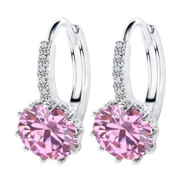 Zircon Fashion Clip earrings-WG57913-JadeMoghul Inc.