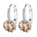 Zircon Fashion Clip earrings-WG57918-JadeMoghul Inc.