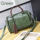 ZMQN Woman Bags 2018 Crossbody Bags For Women Retro Vintage Ladies Leather Handbags Women Tassel Shoulder Bag Female Zipper C648