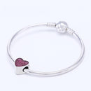ZTUNG  PD2 Genuine 100% 925 Sterling Silver spherical Classic buckle Ladies Bracelet Fit with Charms Beads Gift Jewelry