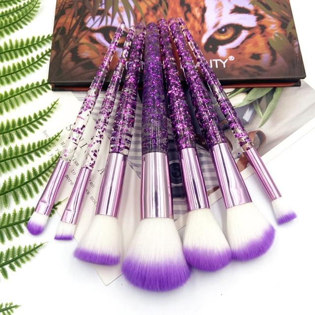 ZZDOG 7/10 High-Quality Professional Makeup Brushes Set Eyeshadow Powder Foundation Eyebrow Blending Cosmetic Beauty Tools Kit JadeMoghul Inc. 