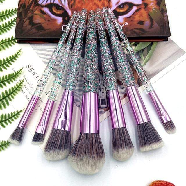 ZZDOG 7/10 High-Quality Professional Makeup Brushes Set Eyeshadow Powder Foundation Eyebrow Blending Cosmetic Beauty Tools Kit JadeMoghul Inc. 
